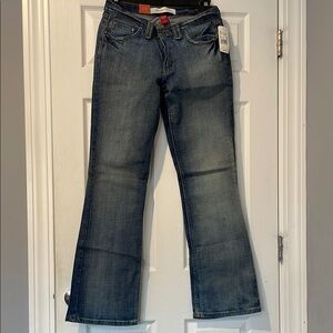 Mossimo Supply Co Blue Flare Wide Leg Jeans